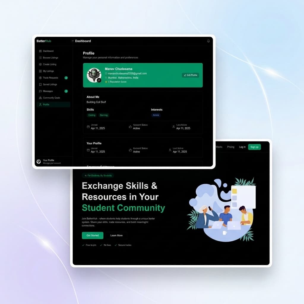 BatterHub project screenshot 1